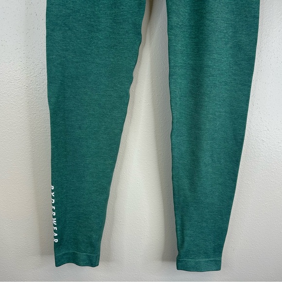 Ryderwear M Teal High-Rise Leggings Yoga Pilates Workout Gym Running Leisure - Picture 4 of 11